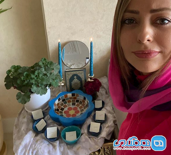 حال و هوای خاص نفیسه روشن پای سفره هفت سین