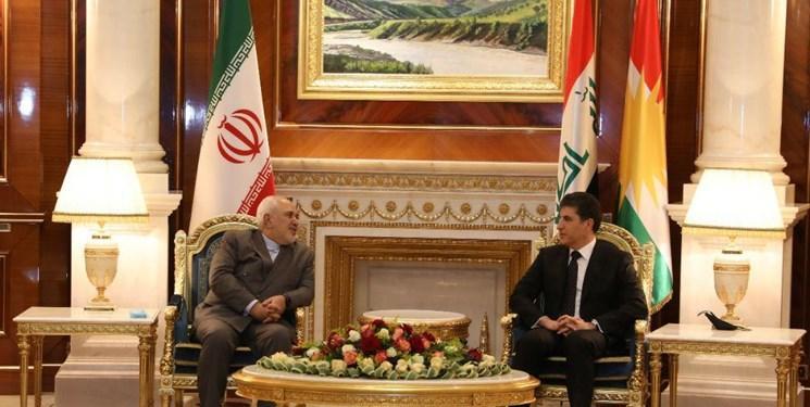 توئیت ظریف از سفرش به اقلیم کردستان عراق؛ همسایگان اولویت ما هستند