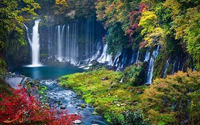 آبشار شیرایتو، یکی از تماشایی ترین آبشارهای ژاپن