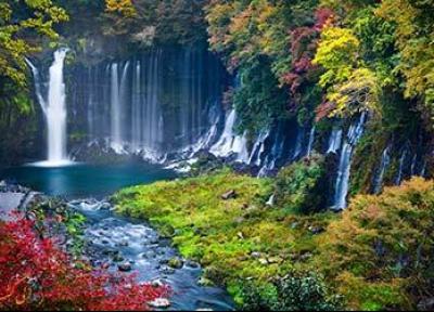 آبشار شیرایتو، یکی از تماشایی ترین آبشارهای ژاپن